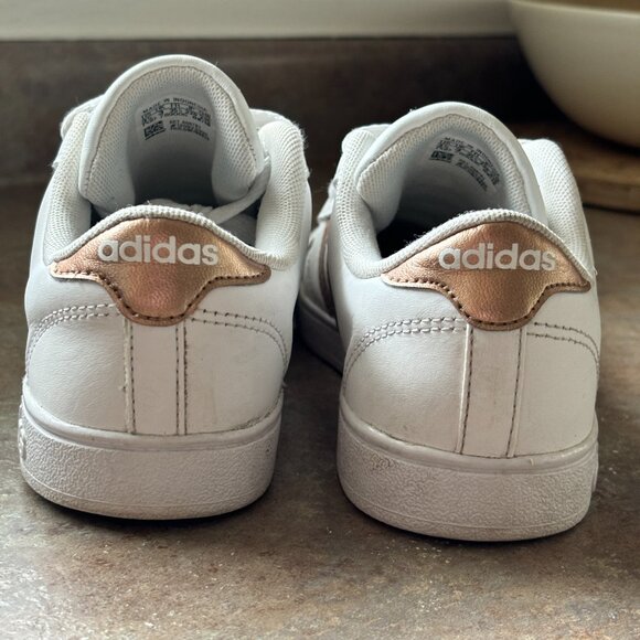 Adidas Grand Court - White/Rose Gold SIZE 5.5 - Picture 6 of 12